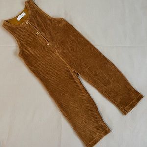 Zara Toddler Cordaroy Jumpsuit 2-3T